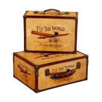 Wood Box Set Of 2 Fabulous Decor Cum Storage   565514505